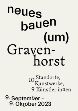 Flyer for neues bauen Gravenhorst