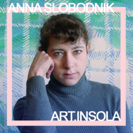 Portrait of Anna Slobodnik as an Flyer for Art Insola 